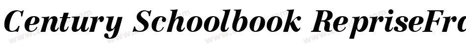 Century Schoolbook RepriseFractions SSi Fractions Bold字体转换